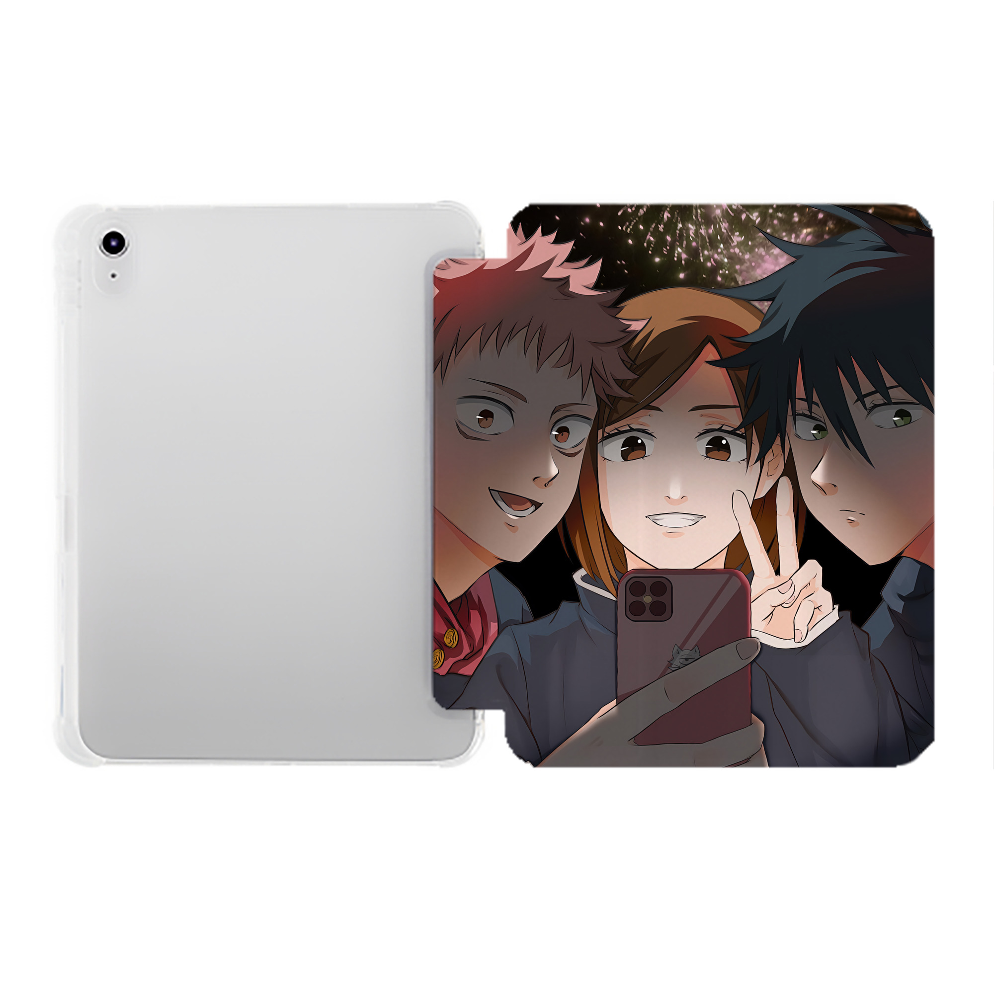 （画像用） SPY×FAMILY间谍家家酒 IPad ケース ペン収納付き 三つ折りスタンド PUレザー×シリコン 対応機種9.5/10.5/10.9インチ